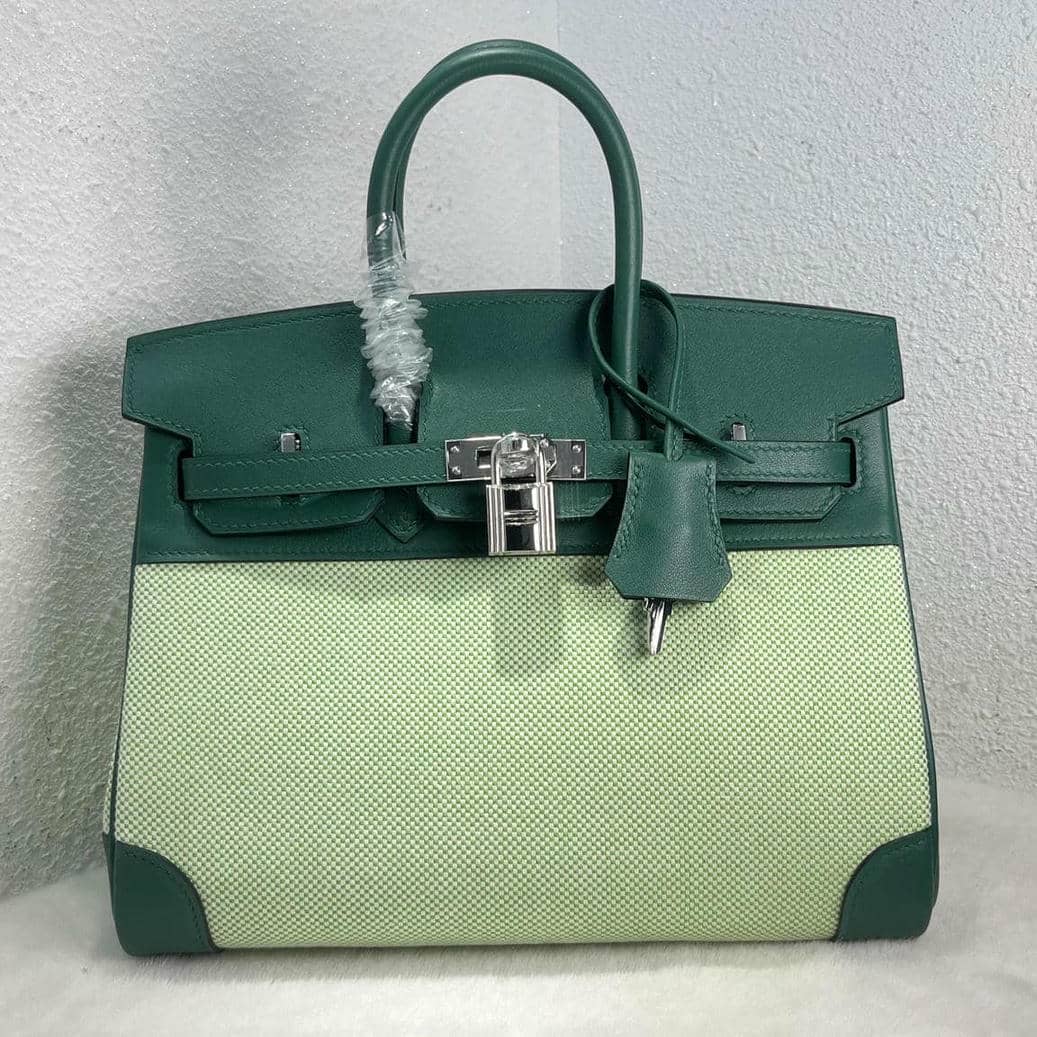 Birkin Canvas-Leather Mix-14